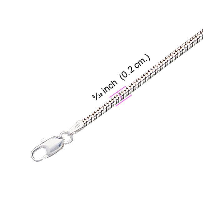 Foxtail Sterling Silver Chain CH2221