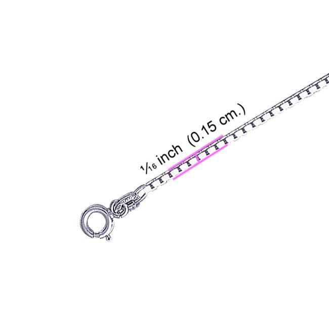Box Sterling Silver Chain CH2247