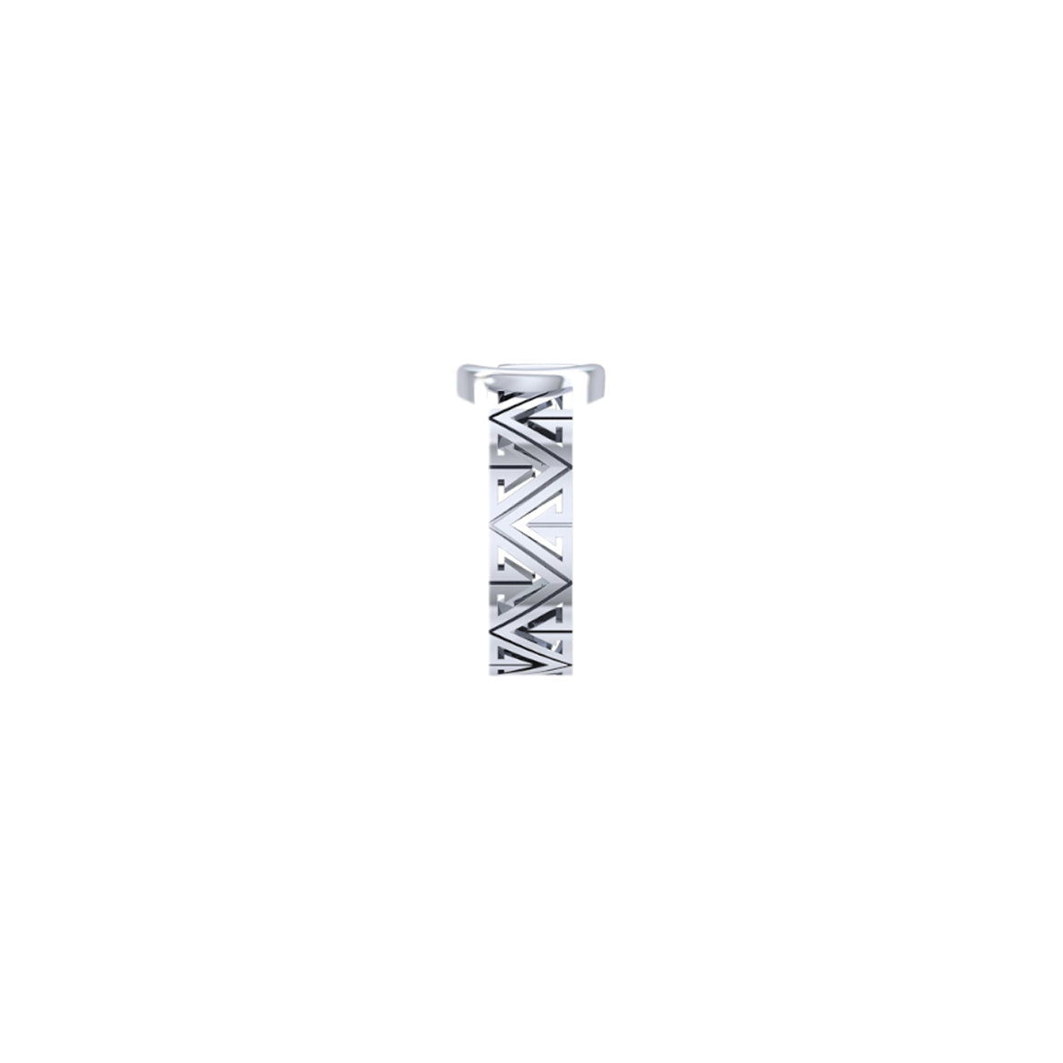 Recovery Sterling Silver Band Ring From Peter Stone AA Recovery Collection Symbolizing Sobriety Support