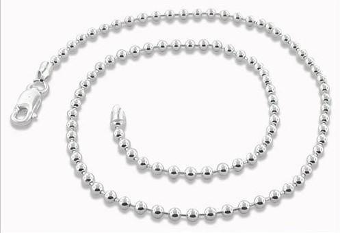 Ball Chain Sterling Silver Necklace CH2849