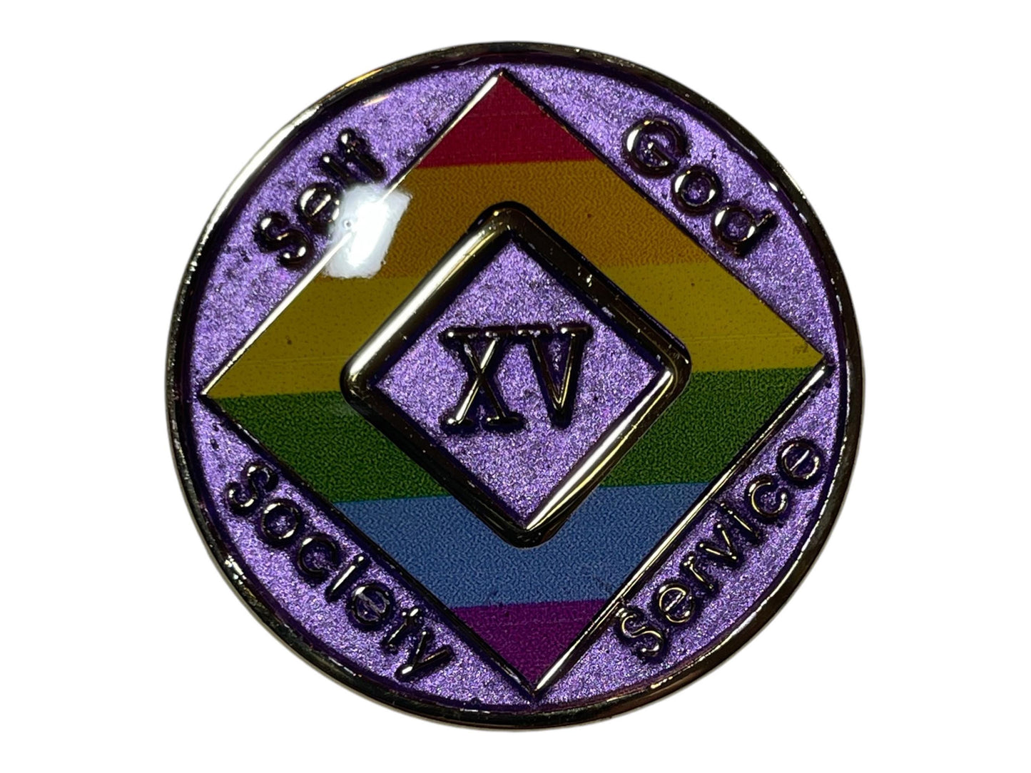 Rainbow NA Medallion | Anniversary Milestone Chip