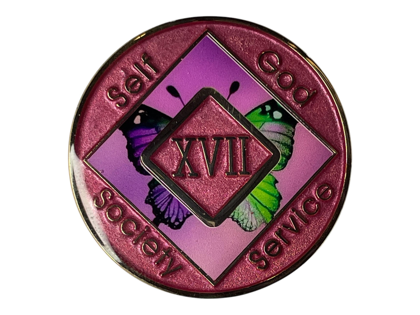 Artistic Narcotics Anonymous Medallion | Custom NA Recovery Coin | Anniversary Milestone Gift