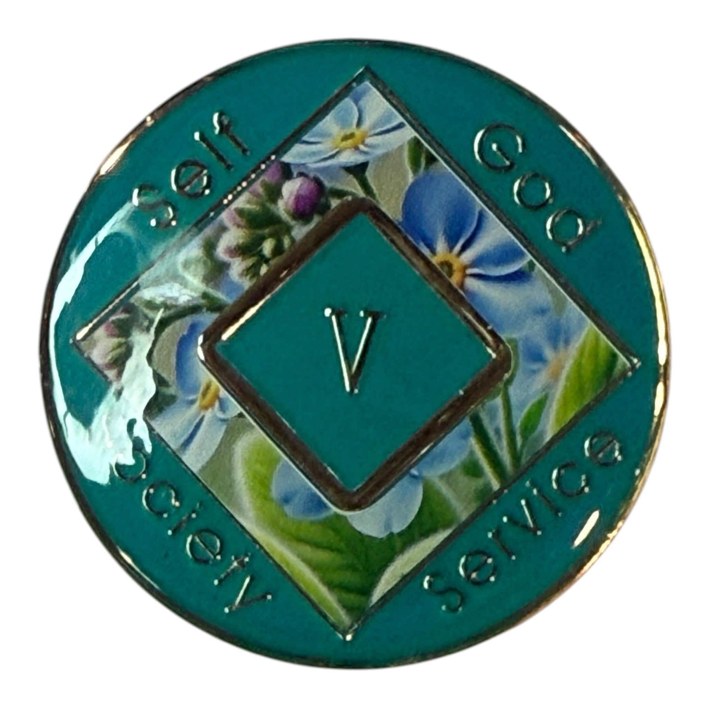 Forget Me Not Narcotics Anonymous Medallion