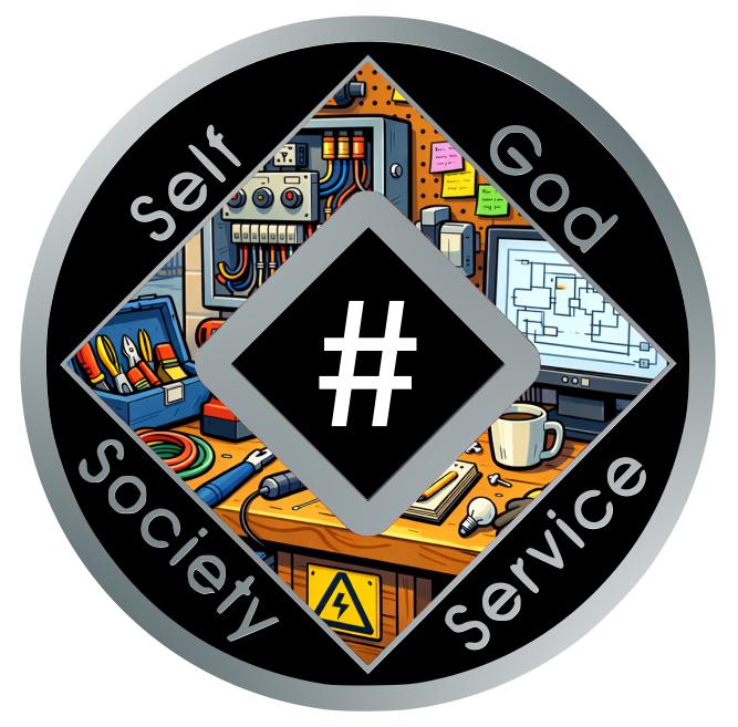 Electrician NA Recovery Medallion