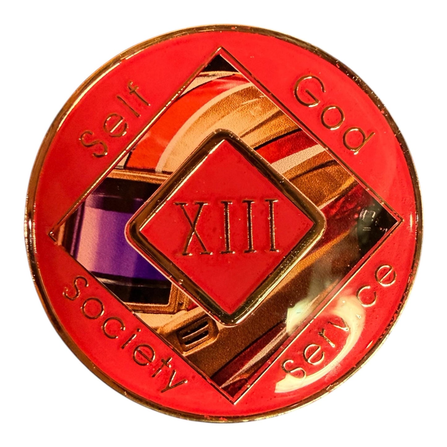 NA Medallion with Welding Helmet Design – Clean Time Anniversary