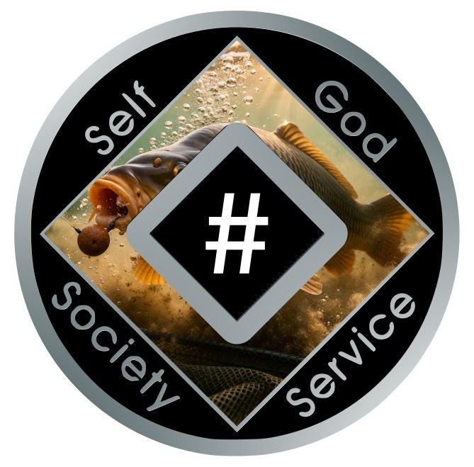 Carp Fishing NA Recovery Medallion