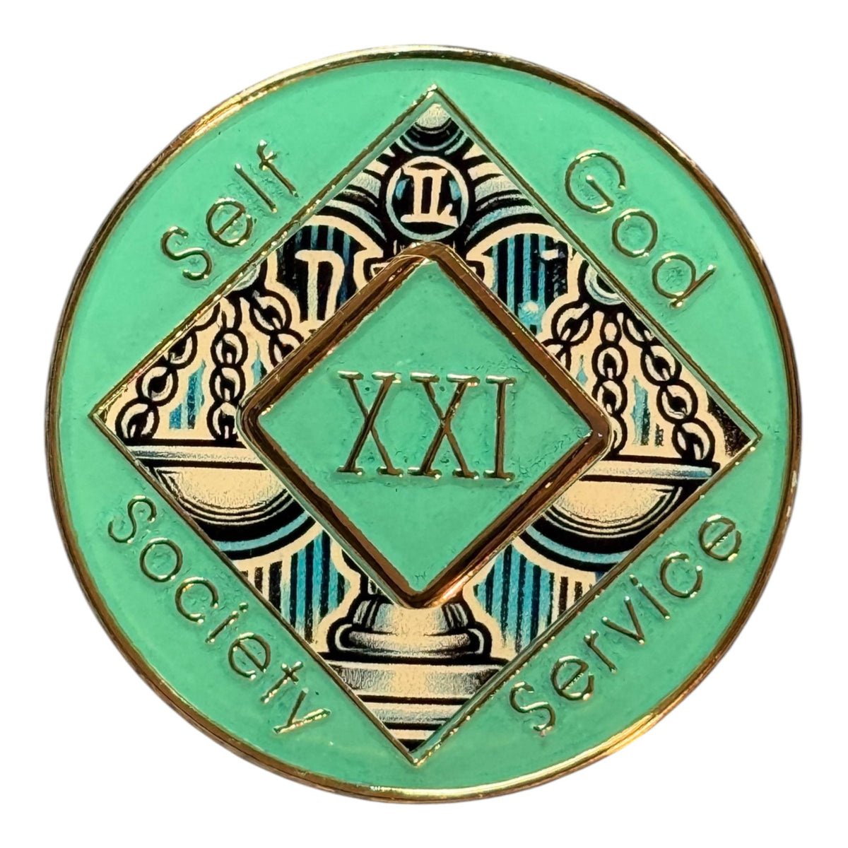 Libra Zodiac NA Recovery Medallion – Custom Year