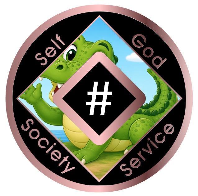 Alligator Recovery Medallion