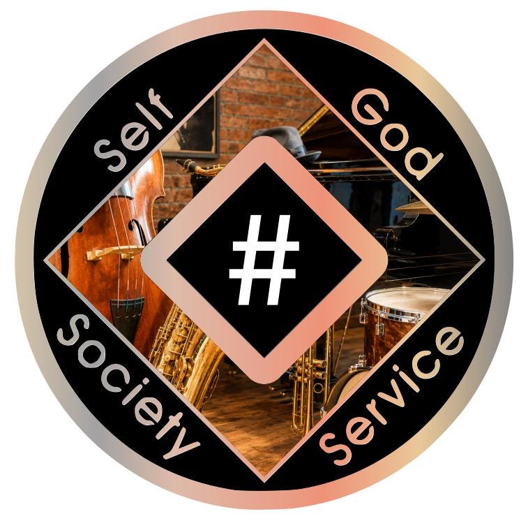 Jazz Music Recovery Medallion – Musician & Jazz Lover NA Token