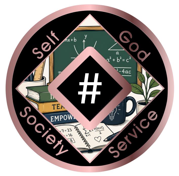 Math Teacher NA Recovery Medallion