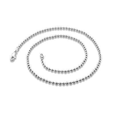 Ball Chain Sterling Silver Necklace CH2849