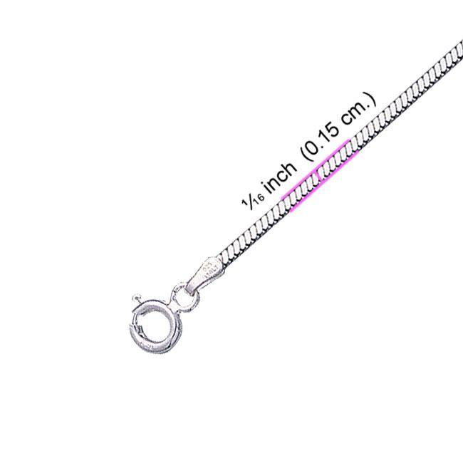 Square Magic Sterling Silver Chain CH2223
