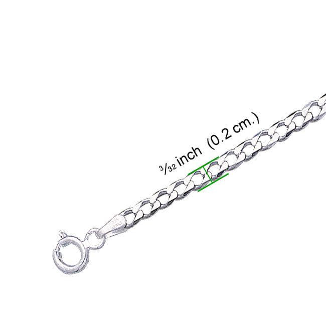 Curb Sterling Silver Chain CH3140