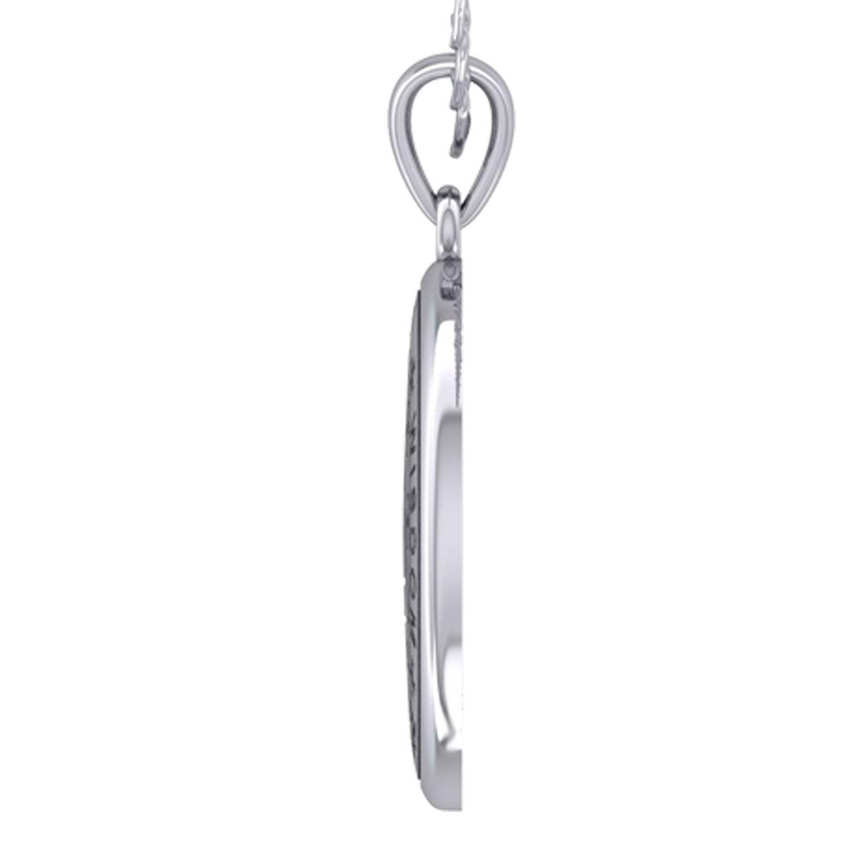 Sigil Seal of The AA Recovery Sterling Silver Necklace Inspirational Recovery Jewelry For Bravery And Strength