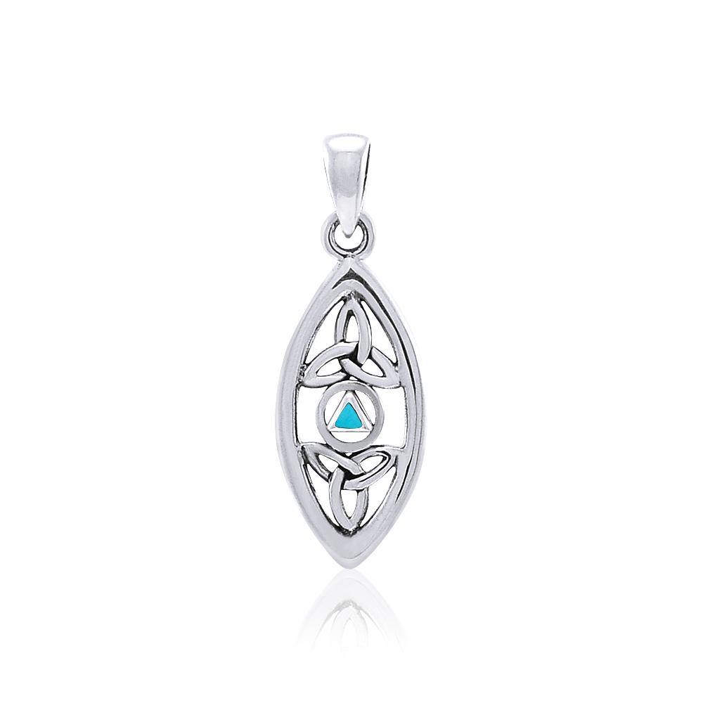 AA Recovery Trinity Knot Sterling Silver Pendant Symbol of Sobriety and Spiritual Renewal Jewelry