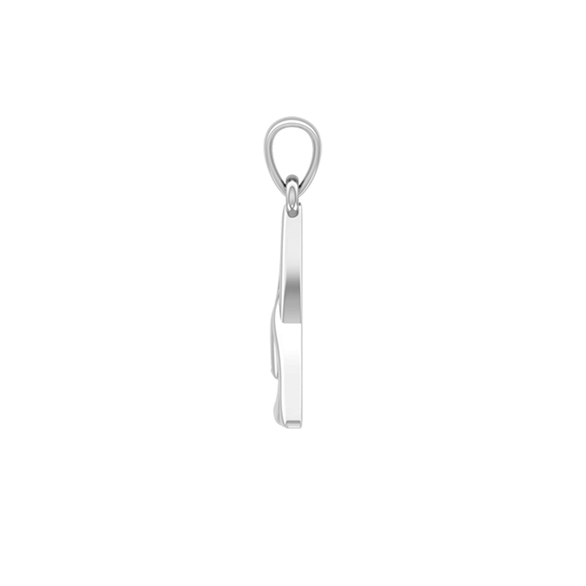 AA Recovery Celtic Trinity Knot Sterling Silver Pendant Model Wearable Reminder of Hope and Healing