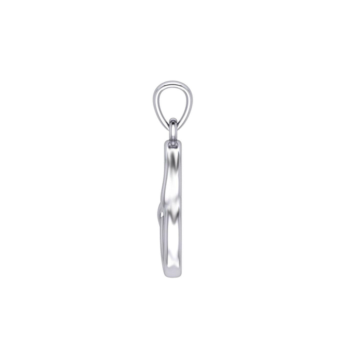 Peace, Love and Recovery in Borromean rings Sterling Silver Pendant