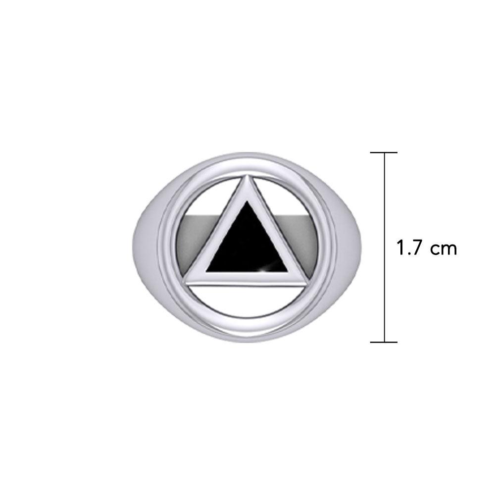 Recovery Sterling Silver Ring With Stone For Strength And Renewal Everyday Wear Jewelry