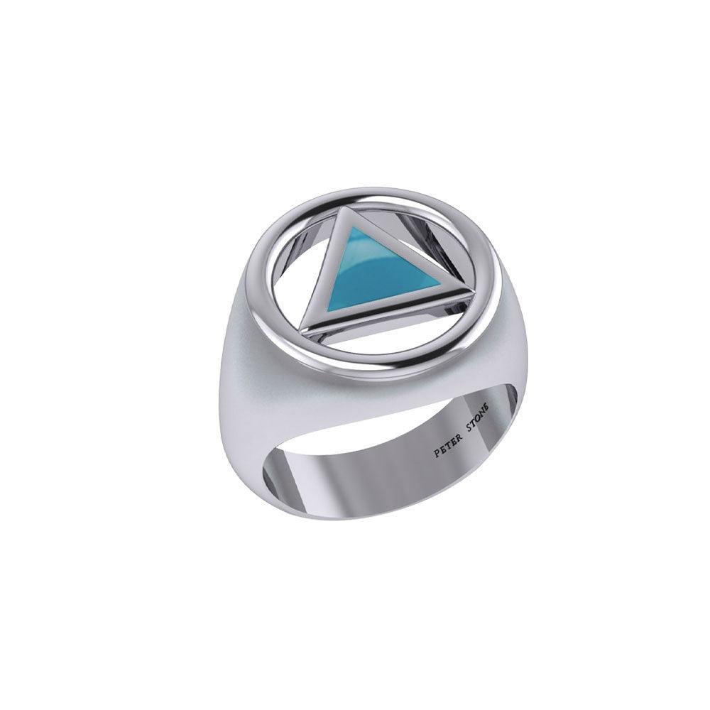 Recovery Sterling Silver Ring With Stone For Strength And Renewal Everyday Wear Jewelry