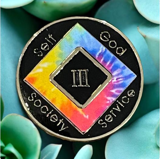 Customizable Sobriety Medallion - Celebrate Recovery Milestones with Personalizes Chip