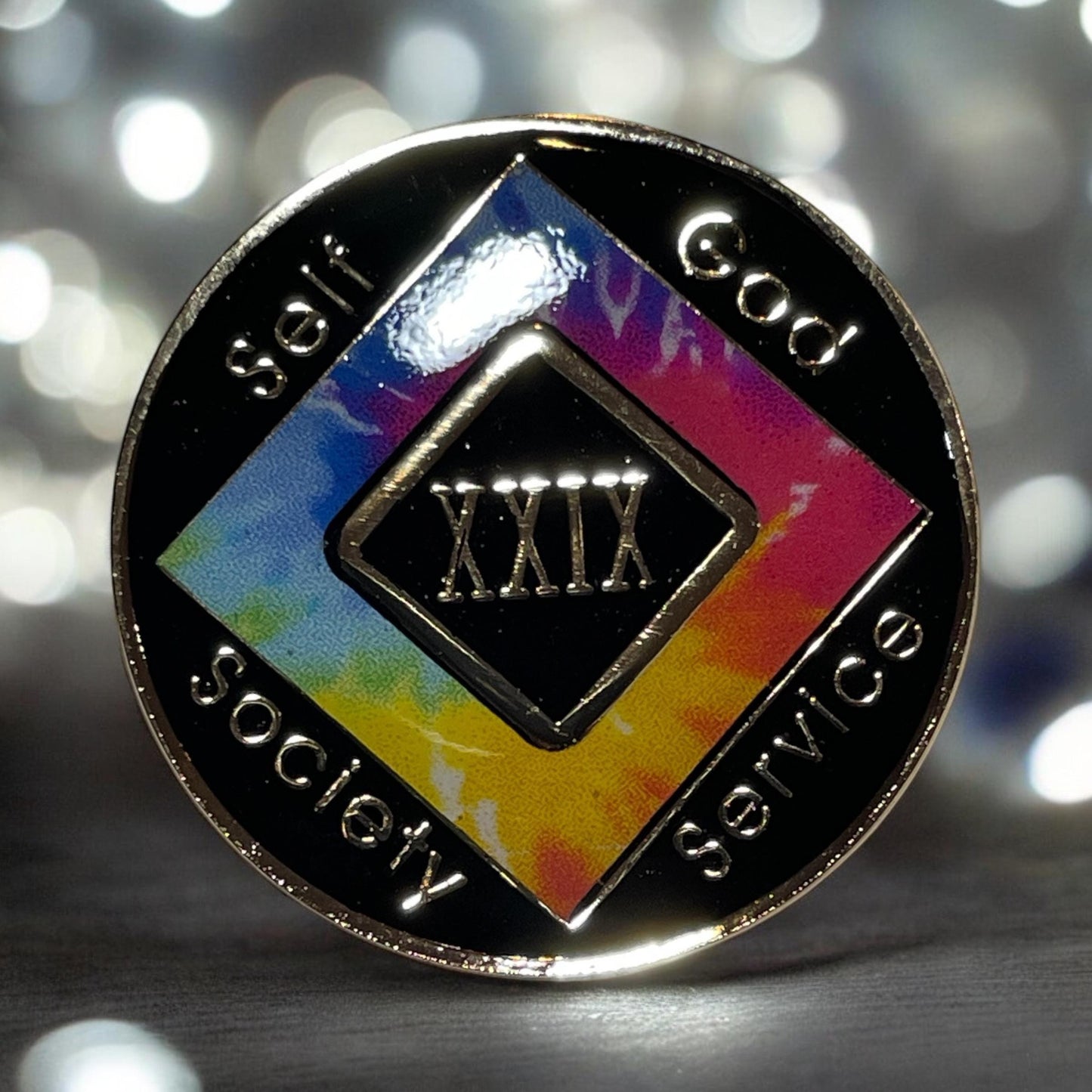 Customizable Sobriety Medallion - Celebrate Recovery Milestones with Personalizes Chip