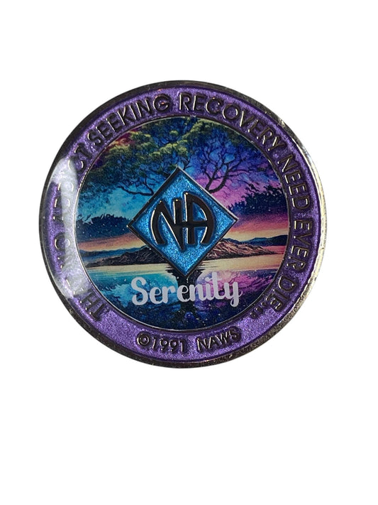 12-Step Milestone Medallion - Custom Name and Date Recovery Coin for Sobriety