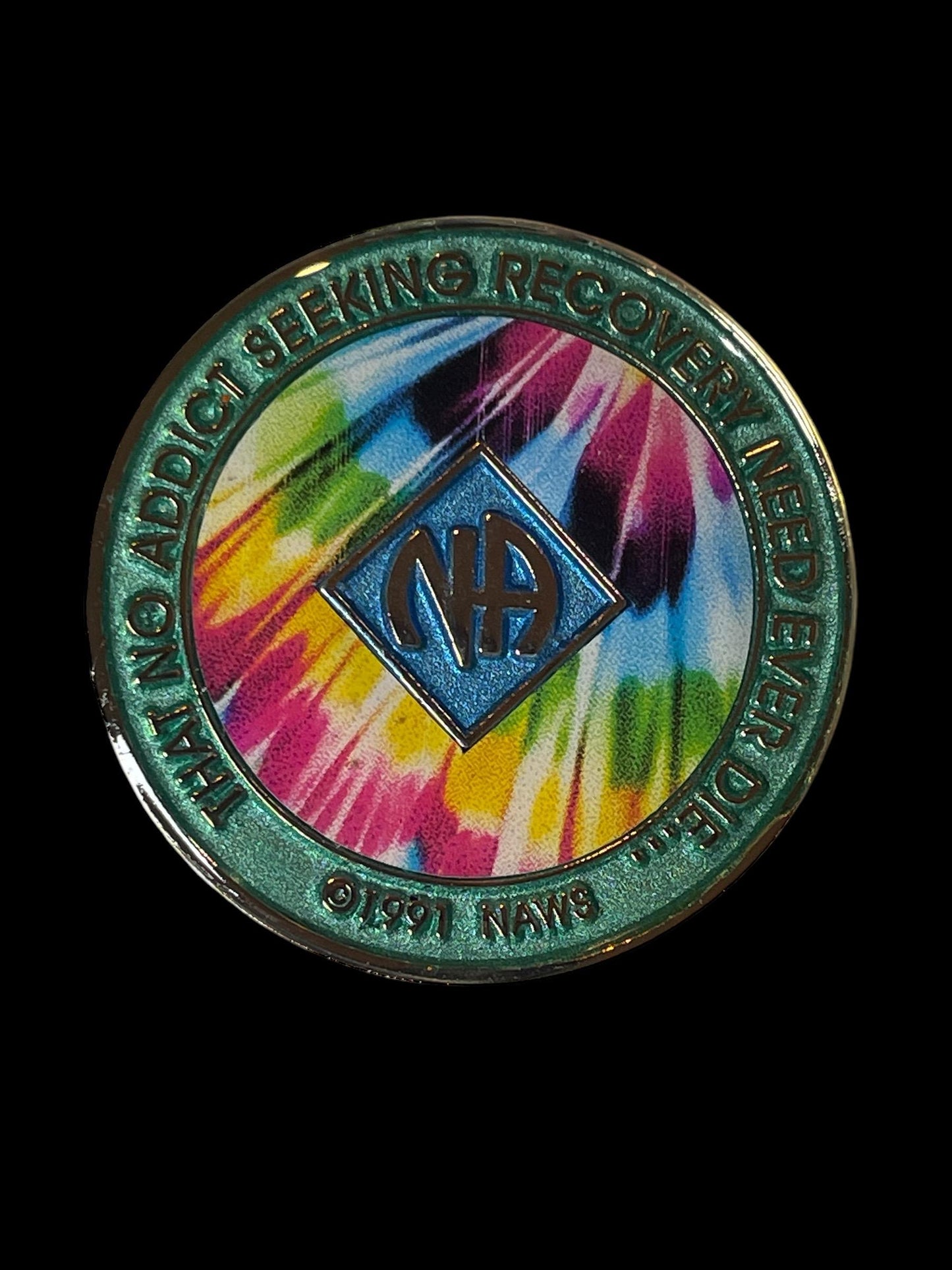 Narcotics Anonymous Medallion - Custom 12-Step Recovery Medallion - Personalized Sobriety Coin