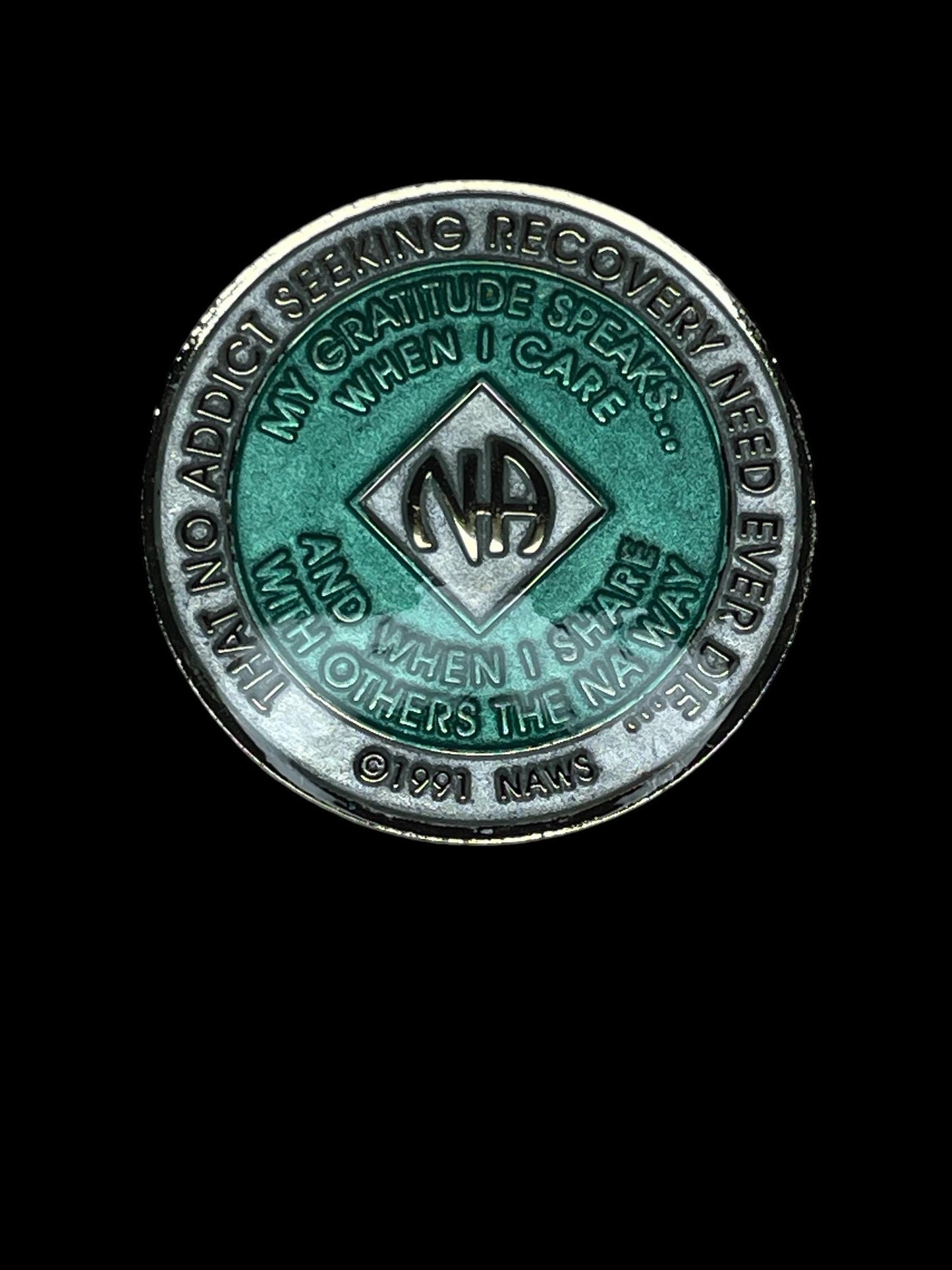 Personalized Recovery Medallion - Custom 12-Step Sobriety chip for milestones