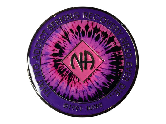 Narcotics Anonymous Medallion - Personalized Recovery Medallion- Custom 12-step sobriety chip