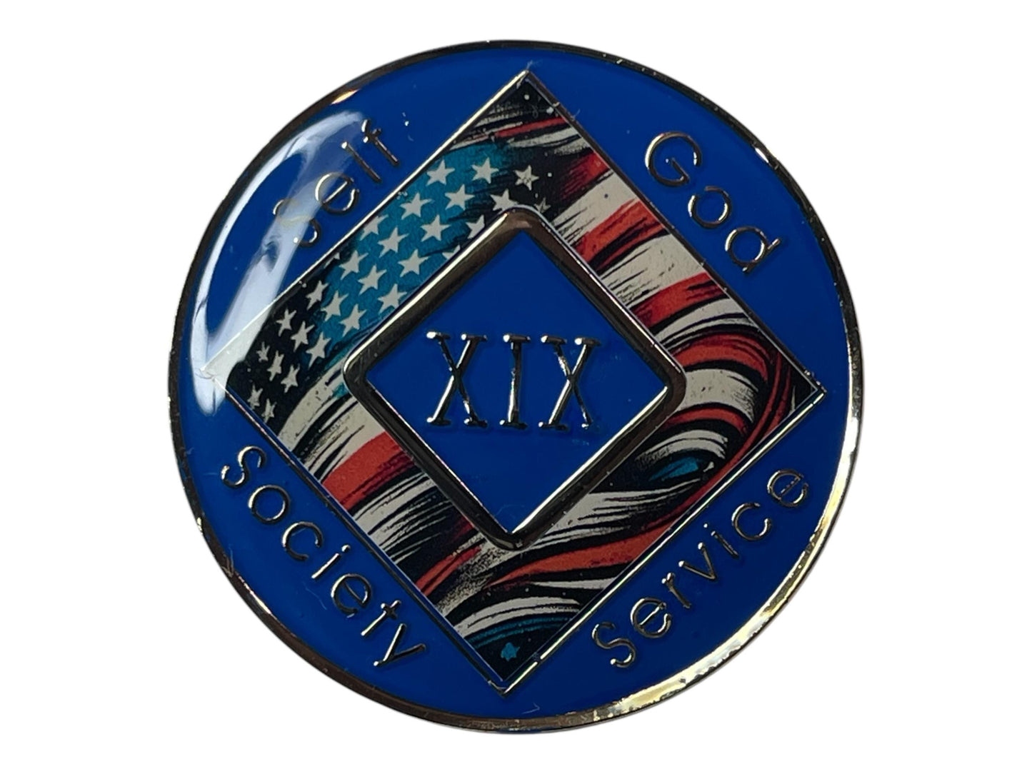Custom NA Medallion | Personalized Clean Time Token | Sobriety Chip