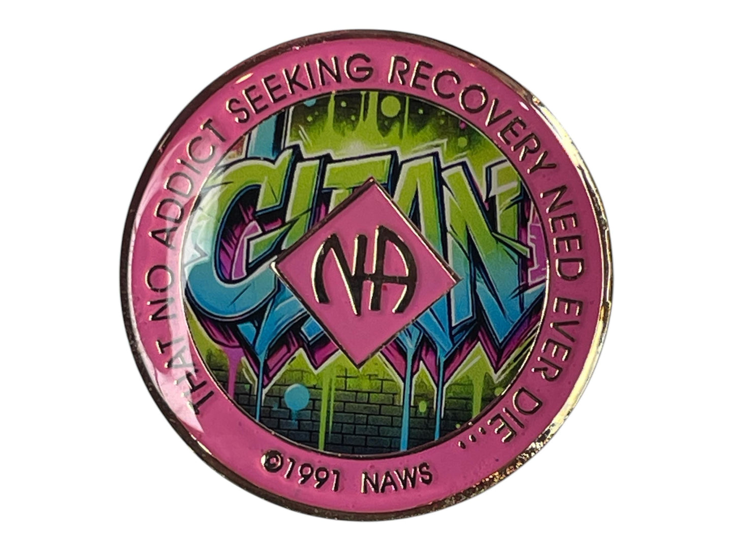 Custom NA Medallion | Personalized Clean Time Token | Recovery Chip