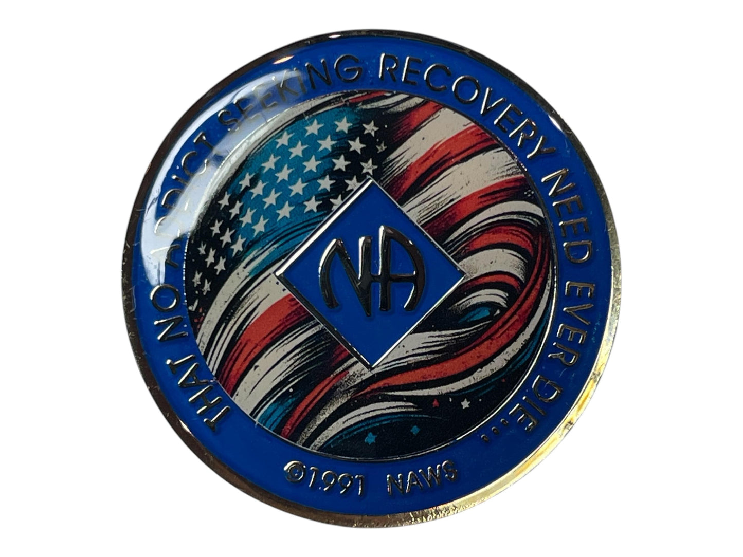 Custom NA Medallion | Personalized Clean Time Token | Sobriety Chip