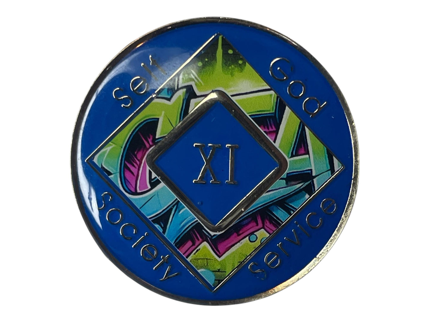 Custom NA Medallion | Personalized Clean Time Token | Recovery Chip