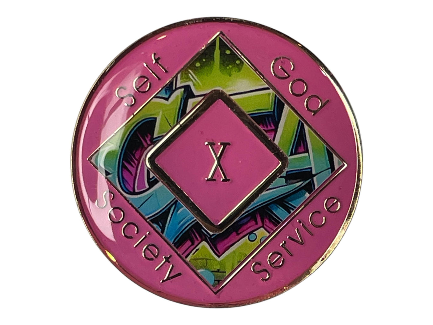 Custom NA Medallion | Personalized Clean Time Token | Recovery Chip