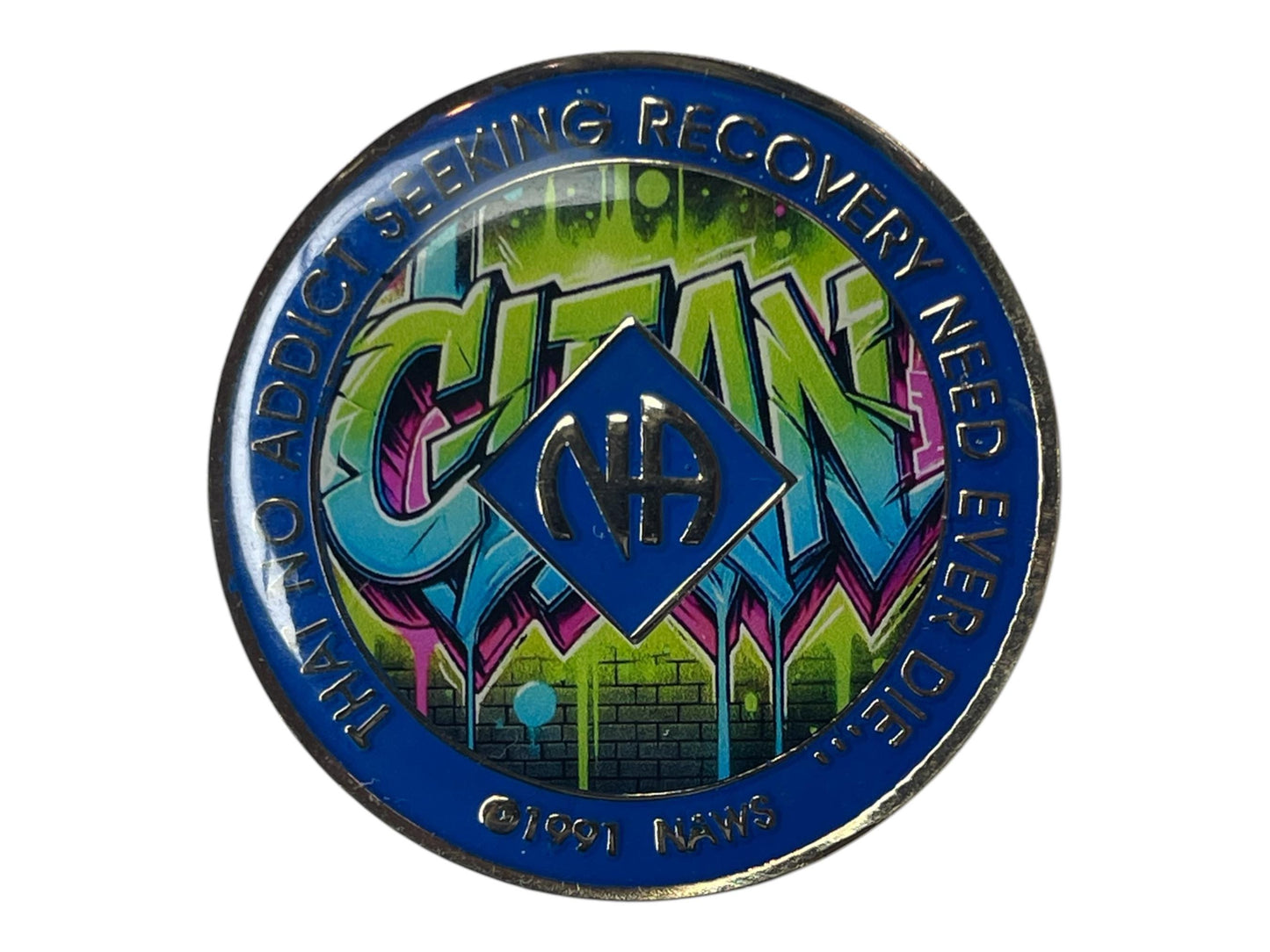 Custom NA Medallion | Personalized Clean Time Token | Recovery Chip