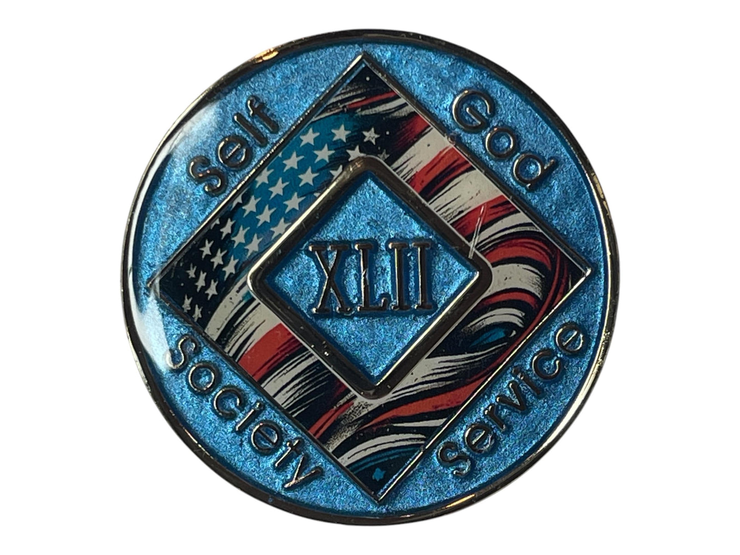 Custom NA Medallion | Personalized Clean Time Token | Sobriety Chip