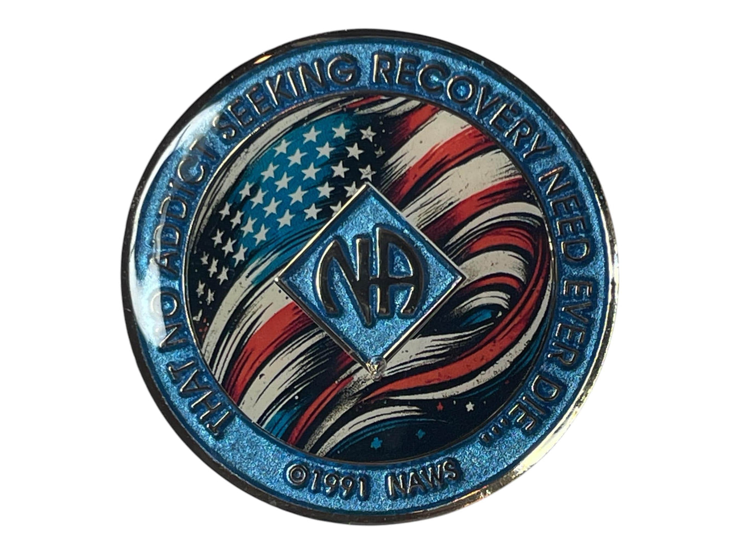 Custom NA Medallion | Personalized Clean Time Token | Sobriety Chip