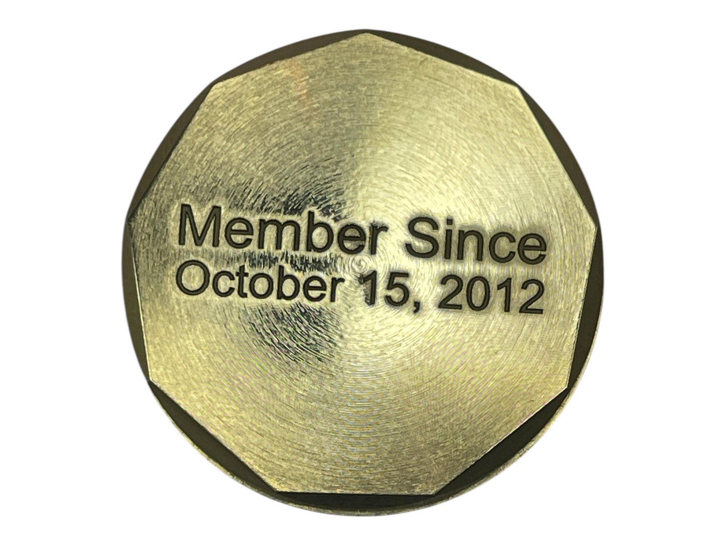 Recovery Coin – Custom Clean Date – Sobriety Token - Metallic
