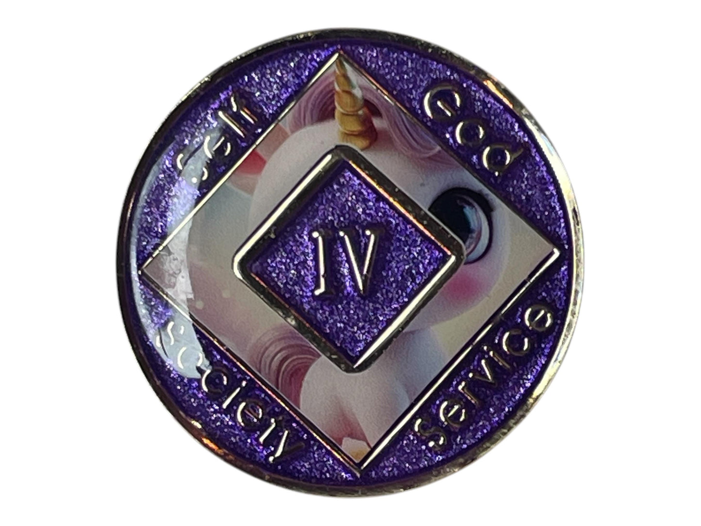Unicorn NA Medallion: Bronze Narcotics Anonymous Recovery Gift