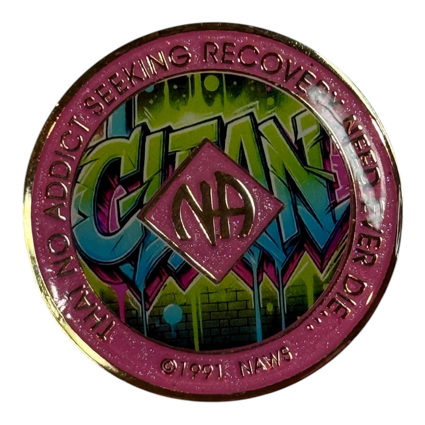 Custom NA Medallion | Personalized Clean Time Token | Recovery Chip