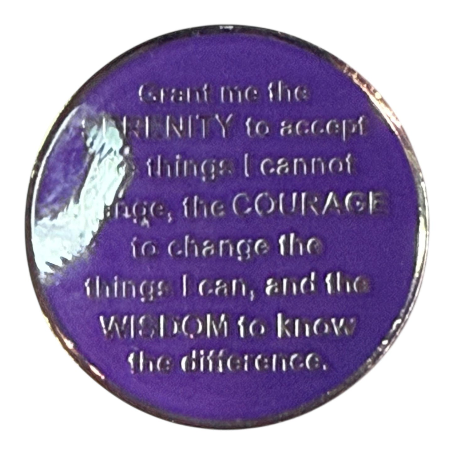 Customizable AA Sobriety Medallion - Alcoholics Anonymous Gift - Sober Anniversary Coin