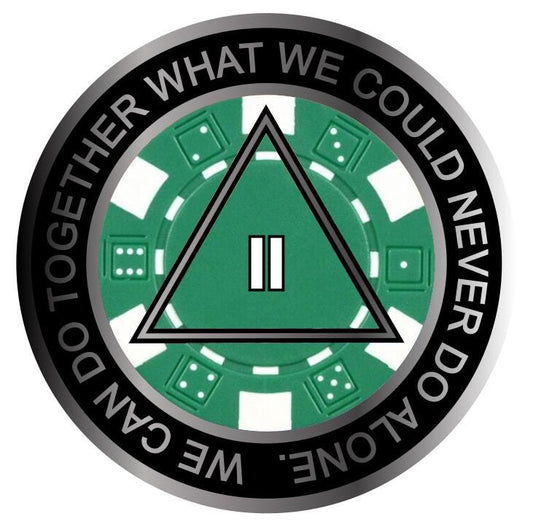 Poker Chip AA Medallion