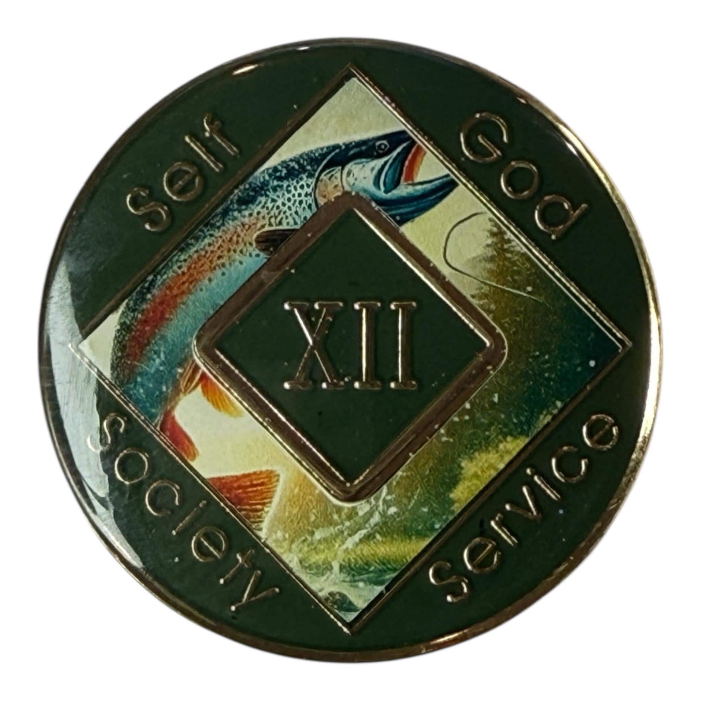 NA Medallion – Fly Fishing- Resin Finish