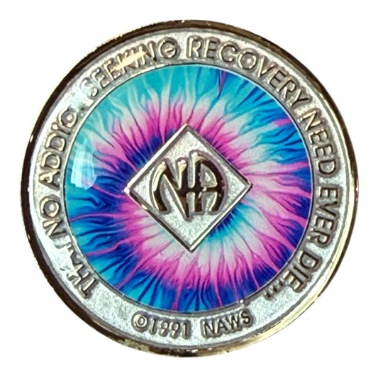 Custom 12-Step Medallion | Personalized Clean Time Token | Sobriety Coin