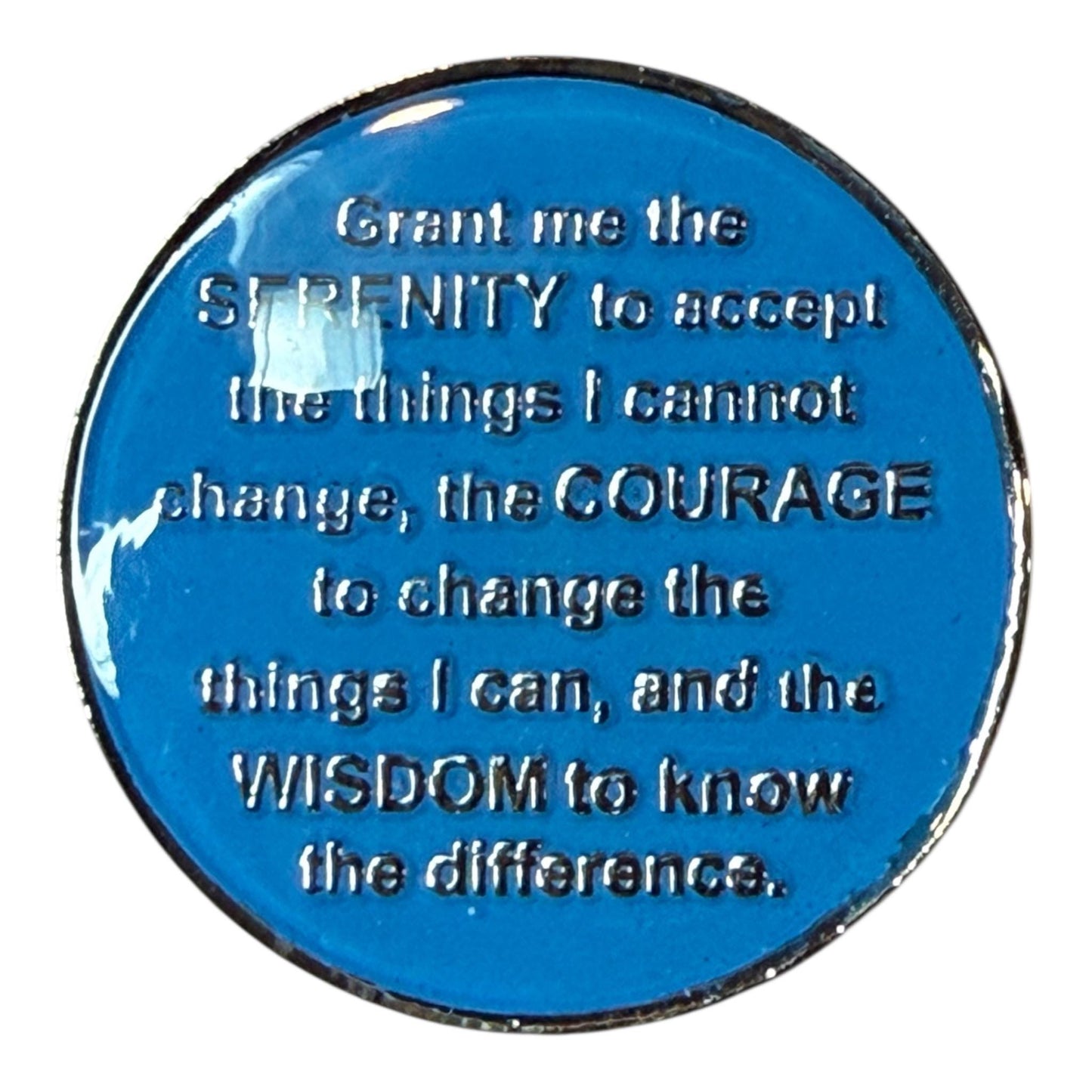 Customizable AA Medallion: Lotus Sobriety Coin - Alcoholics Anonymous Gift