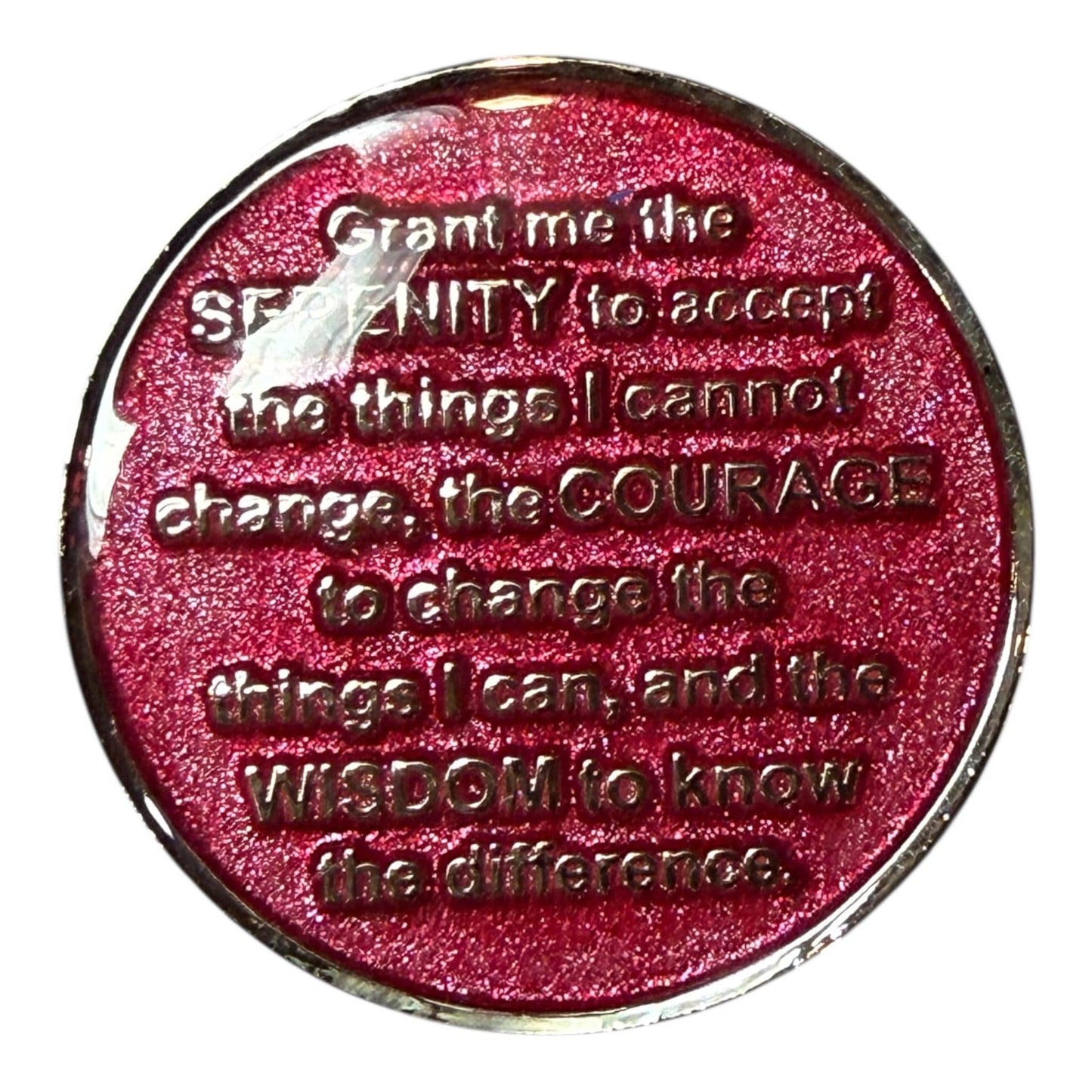 Puerto Rico AA Medallion – Clean Time Sobriety Chip – Alcoholics Anonymous Recovery Token