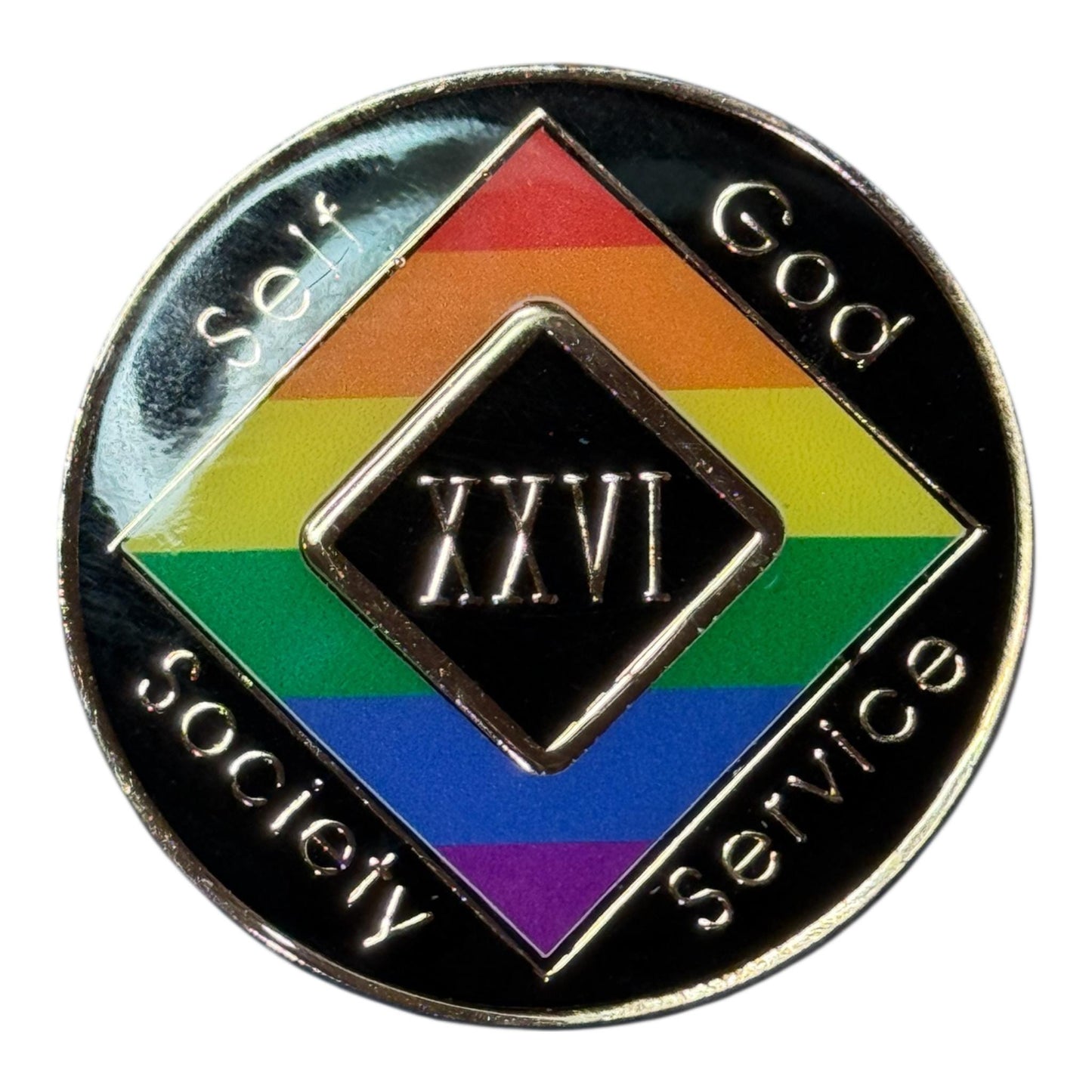 Artistic Narcotics Anonymous Medallion | Custom NA Recovery Coin | Anniversary Milestone Chip