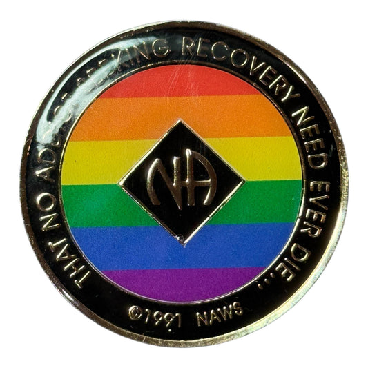Rainbow NA Medallion | Anniversary Milestone Chip
