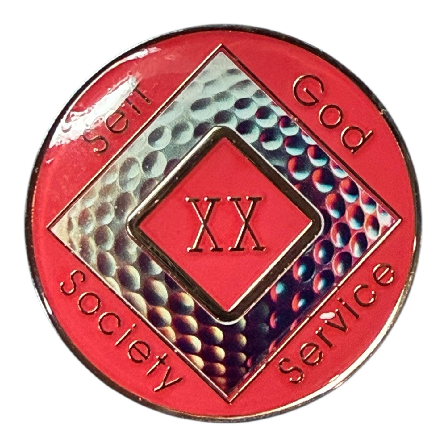 Custom 12-Step Medallion | Personalized Clean Time Token | Sobriety Coin