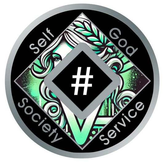 Virgo Zodiac NA Medallion – Narcotics Anonymous Chip